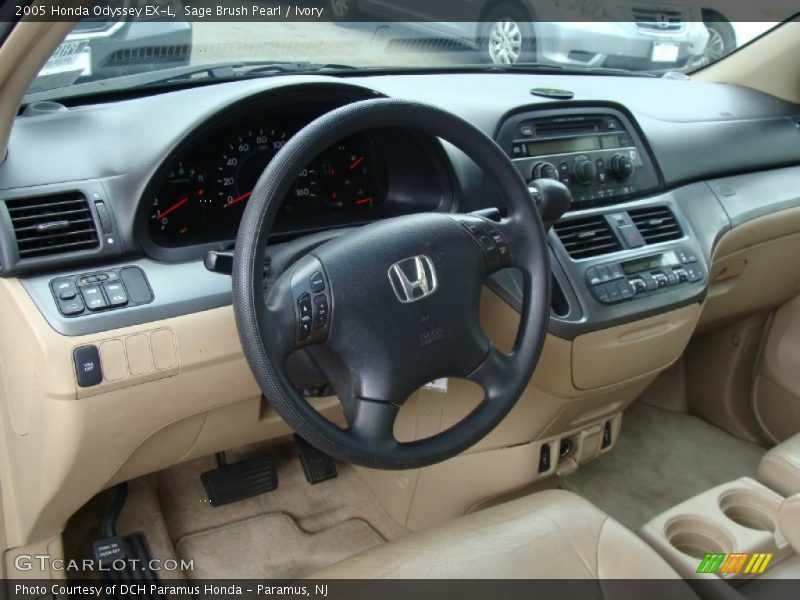 Sage Brush Pearl / Ivory 2005 Honda Odyssey EX-L