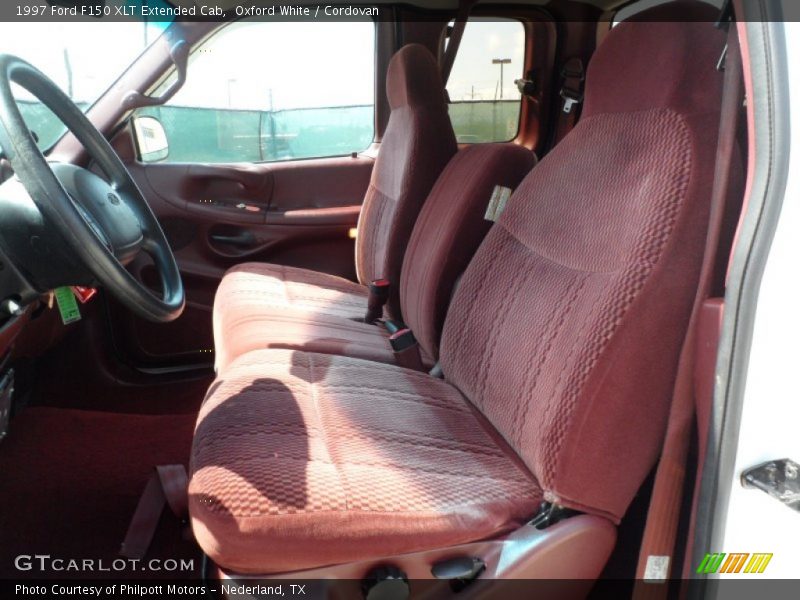  1997 F150 XLT Extended Cab Cordovan Interior