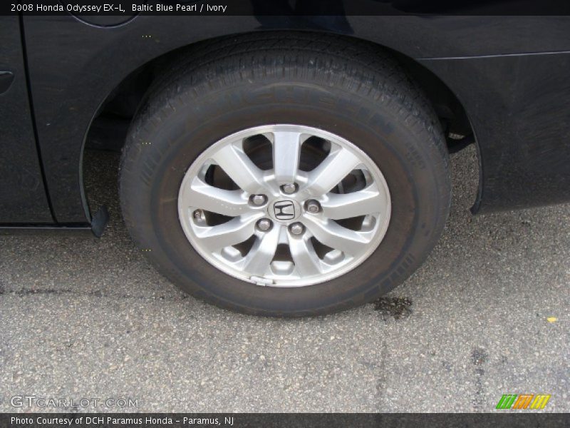 Baltic Blue Pearl / Ivory 2008 Honda Odyssey EX-L