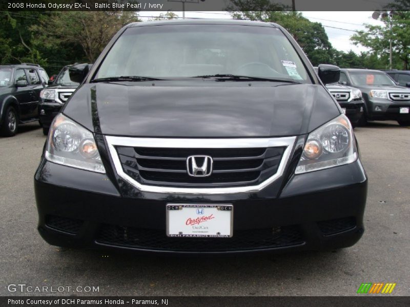 Baltic Blue Pearl / Ivory 2008 Honda Odyssey EX-L