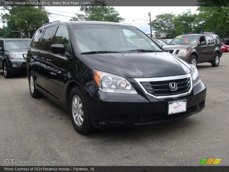 Baltic Blue Pearl / Ivory 2008 Honda Odyssey EX-L