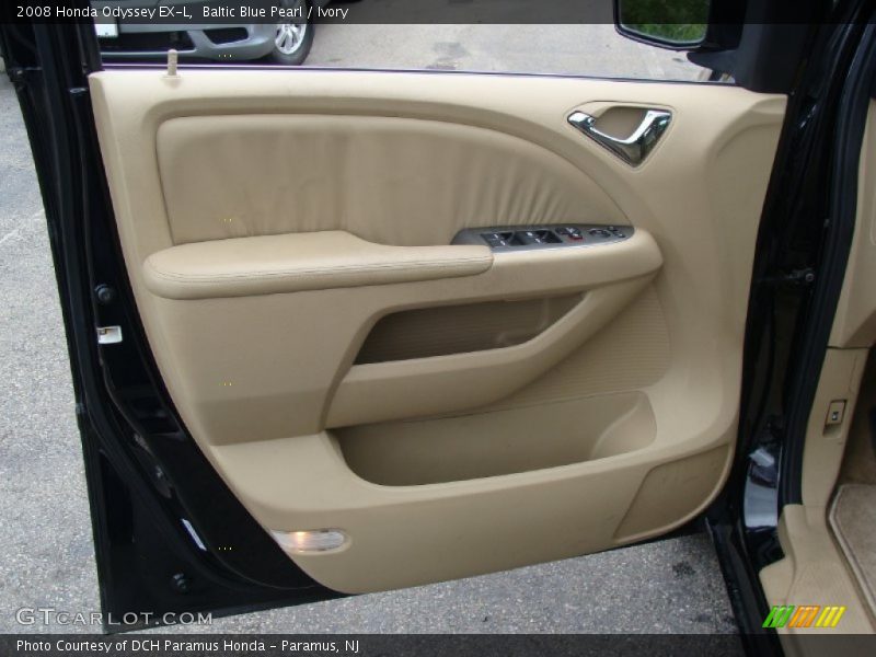 Baltic Blue Pearl / Ivory 2008 Honda Odyssey EX-L