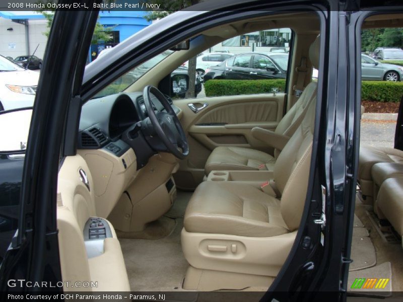 Baltic Blue Pearl / Ivory 2008 Honda Odyssey EX-L