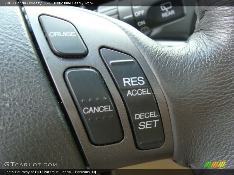 Baltic Blue Pearl / Ivory 2008 Honda Odyssey EX-L