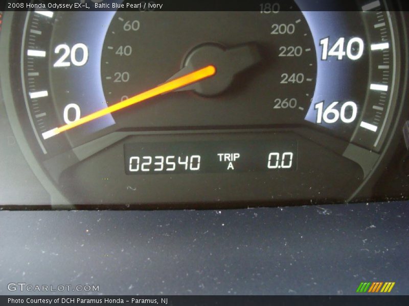 Baltic Blue Pearl / Ivory 2008 Honda Odyssey EX-L