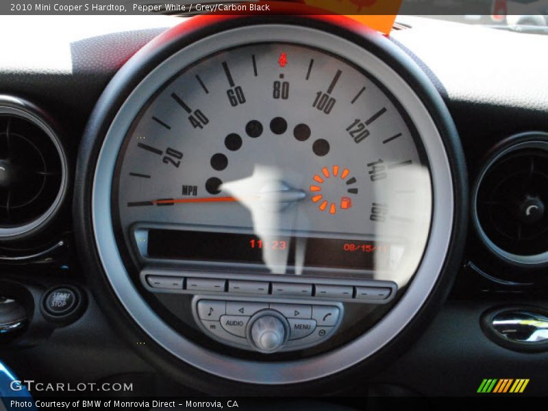 Pepper White / Grey/Carbon Black 2010 Mini Cooper S Hardtop