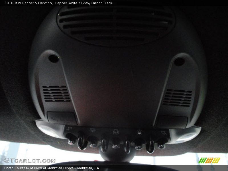 Pepper White / Grey/Carbon Black 2010 Mini Cooper S Hardtop