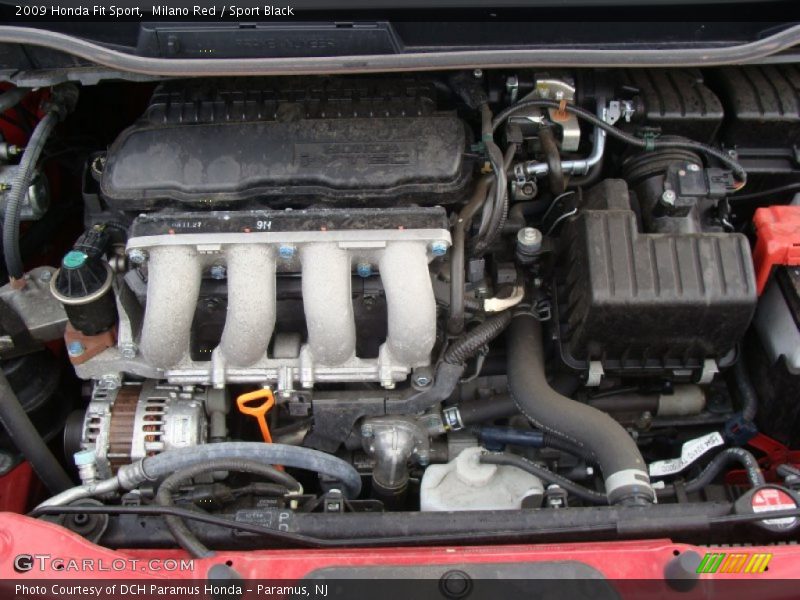 Milano Red / Sport Black 2009 Honda Fit Sport