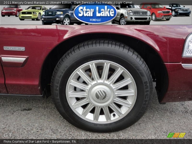 Dark Toreador Red Metallic / Light Camel 2011 Mercury Grand Marquis LS Ultimate Edition