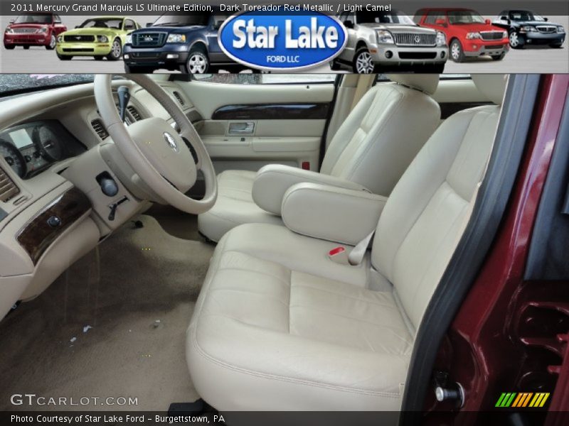 Dark Toreador Red Metallic / Light Camel 2011 Mercury Grand Marquis LS Ultimate Edition