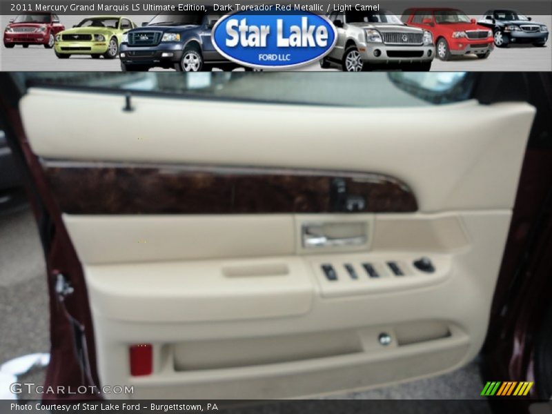 Dark Toreador Red Metallic / Light Camel 2011 Mercury Grand Marquis LS Ultimate Edition