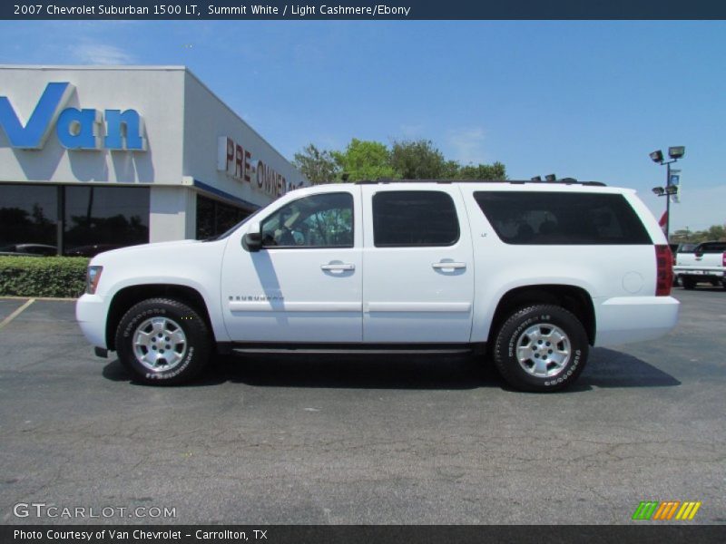 Summit White / Light Cashmere/Ebony 2007 Chevrolet Suburban 1500 LT