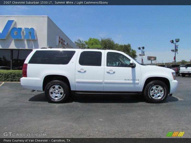 Summit White / Light Cashmere/Ebony 2007 Chevrolet Suburban 1500 LT