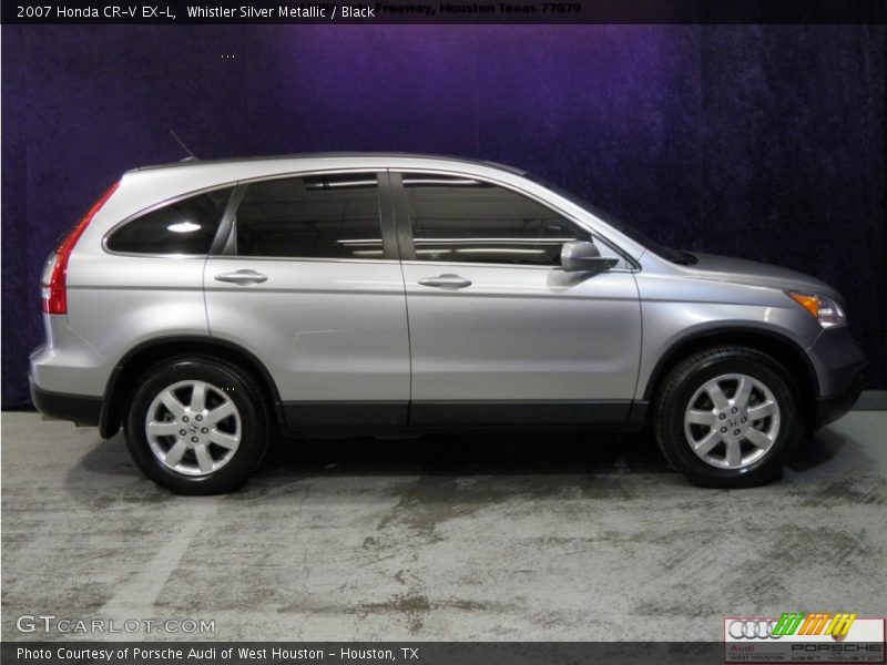 Whistler Silver Metallic / Black 2007 Honda CR-V EX-L