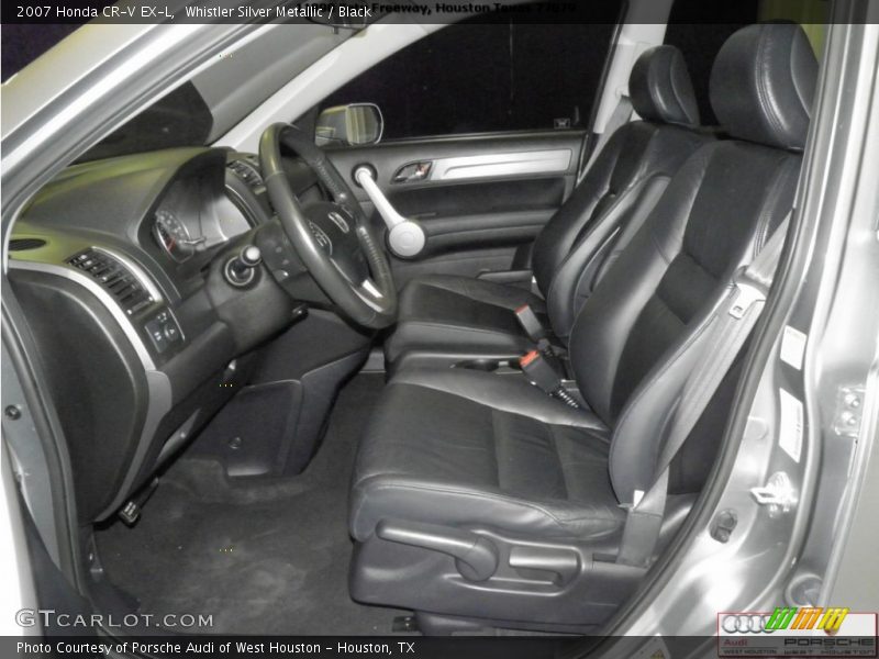 Whistler Silver Metallic / Black 2007 Honda CR-V EX-L