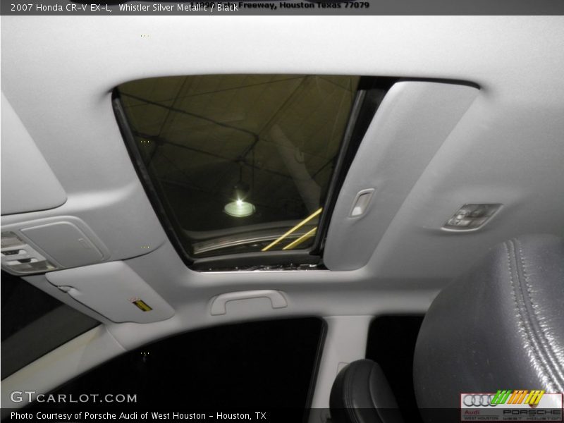 Whistler Silver Metallic / Black 2007 Honda CR-V EX-L