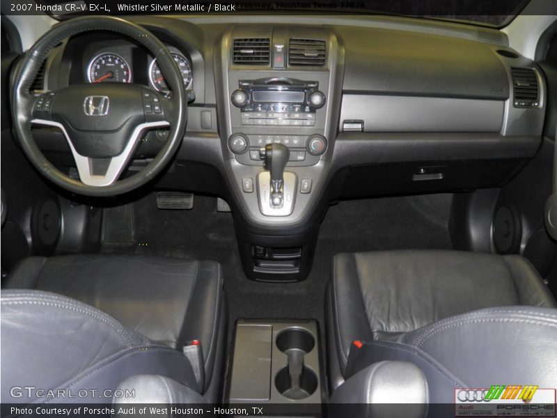 Whistler Silver Metallic / Black 2007 Honda CR-V EX-L
