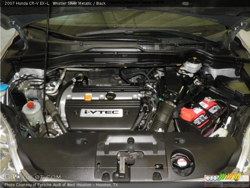 Whistler Silver Metallic / Black 2007 Honda CR-V EX-L