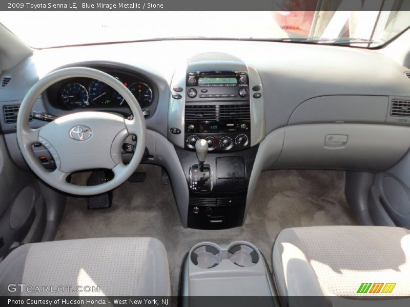 Blue Mirage Metallic / Stone 2009 Toyota Sienna LE