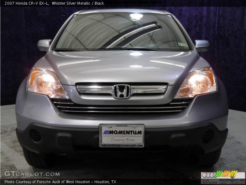 Whistler Silver Metallic / Black 2007 Honda CR-V EX-L