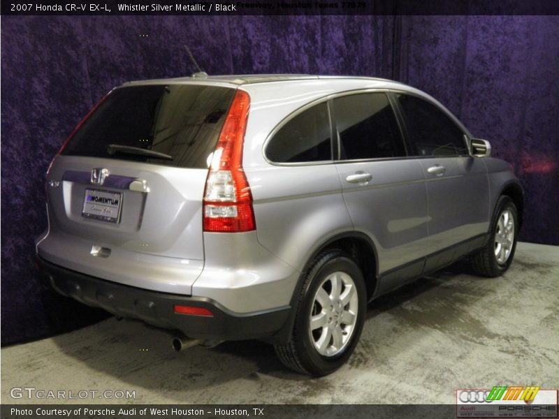 Whistler Silver Metallic / Black 2007 Honda CR-V EX-L