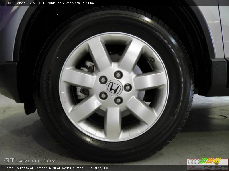 Whistler Silver Metallic / Black 2007 Honda CR-V EX-L