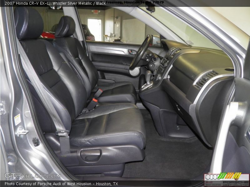 Whistler Silver Metallic / Black 2007 Honda CR-V EX-L