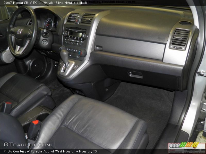 Whistler Silver Metallic / Black 2007 Honda CR-V EX-L