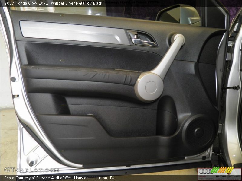 Whistler Silver Metallic / Black 2007 Honda CR-V EX-L