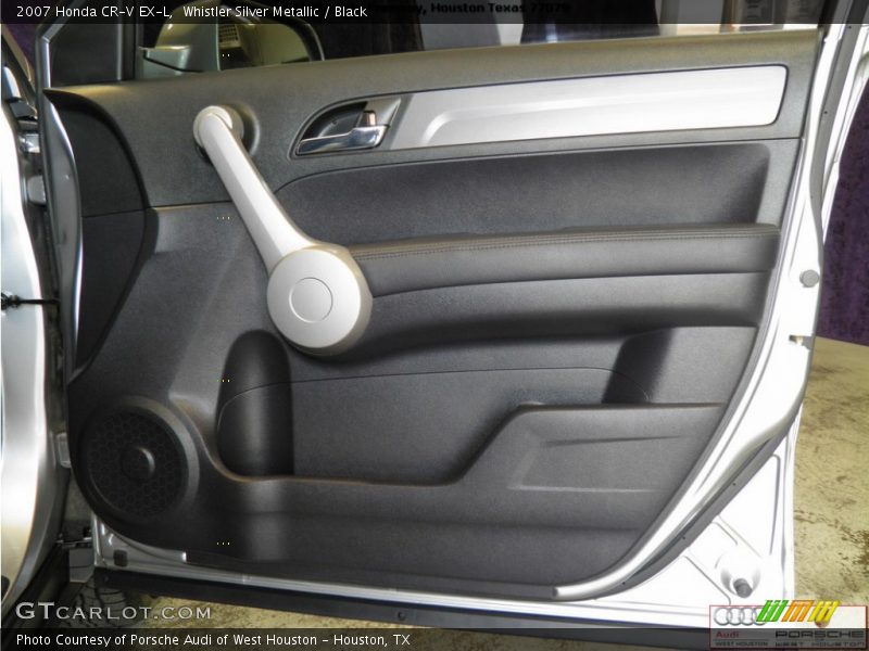 Whistler Silver Metallic / Black 2007 Honda CR-V EX-L