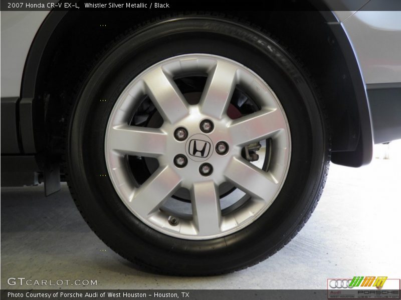Whistler Silver Metallic / Black 2007 Honda CR-V EX-L