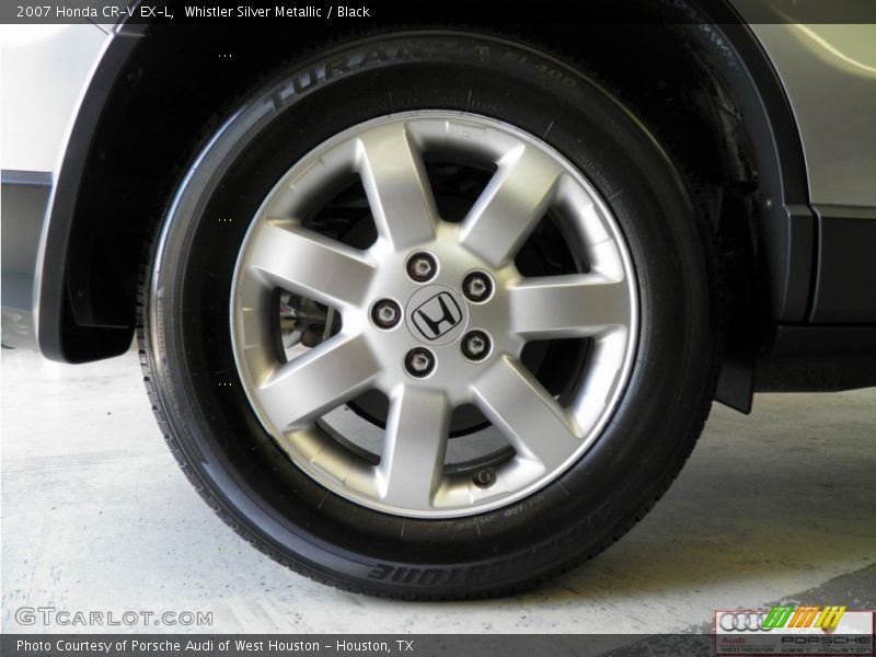 Whistler Silver Metallic / Black 2007 Honda CR-V EX-L