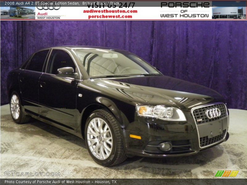 Brilliant Black / Black 2008 Audi A4 2.0T Special Edition Sedan