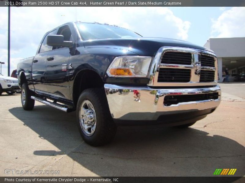 Hunter Green Pearl / Dark Slate/Medium Graystone 2011 Dodge Ram 2500 HD ST Crew Cab 4x4