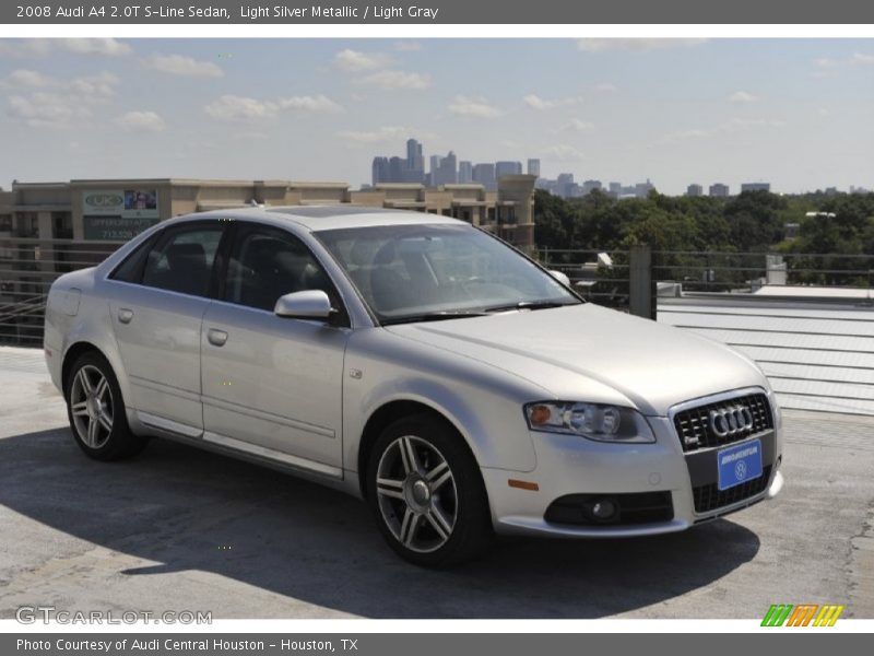 Light Silver Metallic / Light Gray 2008 Audi A4 2.0T S-Line Sedan