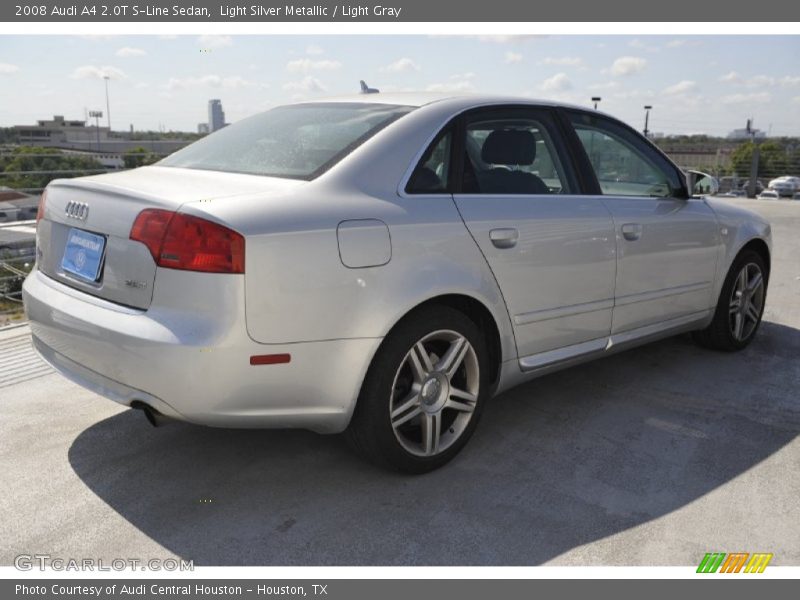 Light Silver Metallic / Light Gray 2008 Audi A4 2.0T S-Line Sedan