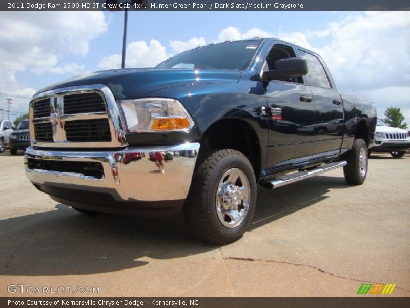 Hunter Green Pearl / Dark Slate/Medium Graystone 2011 Dodge Ram 2500 HD ST Crew Cab 4x4