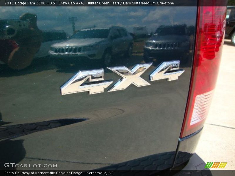 Hunter Green Pearl / Dark Slate/Medium Graystone 2011 Dodge Ram 2500 HD ST Crew Cab 4x4