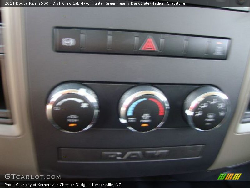 Hunter Green Pearl / Dark Slate/Medium Graystone 2011 Dodge Ram 2500 HD ST Crew Cab 4x4