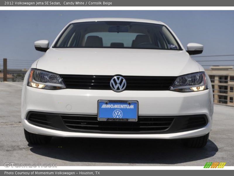 Candy White / Cornsilk Beige 2012 Volkswagen Jetta SE Sedan