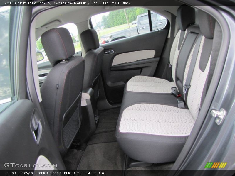 Cyber Gray Metallic / Light Titanium/Jet Black 2011 Chevrolet Equinox LS