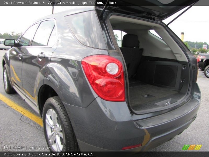 Cyber Gray Metallic / Light Titanium/Jet Black 2011 Chevrolet Equinox LS