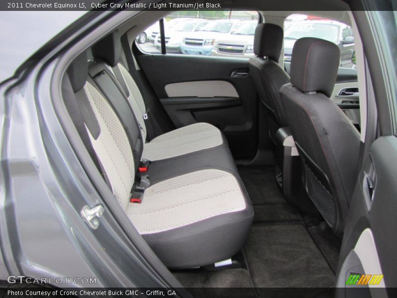 Cyber Gray Metallic / Light Titanium/Jet Black 2011 Chevrolet Equinox LS