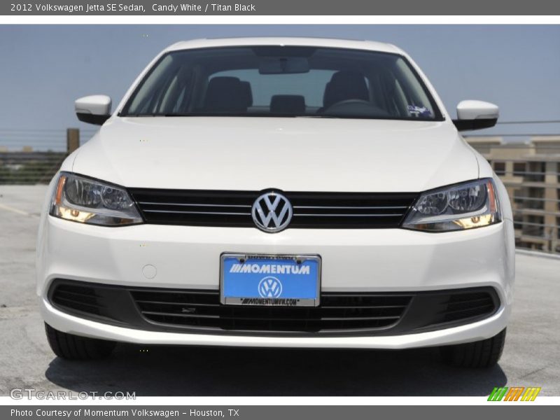 Candy White / Titan Black 2012 Volkswagen Jetta SE Sedan