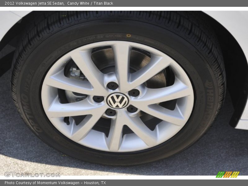 Candy White / Titan Black 2012 Volkswagen Jetta SE Sedan