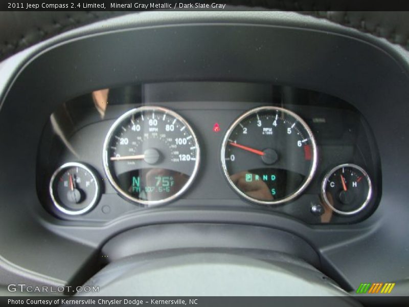  2011 Compass 2.4 Limited 2.4 Limited Gauges