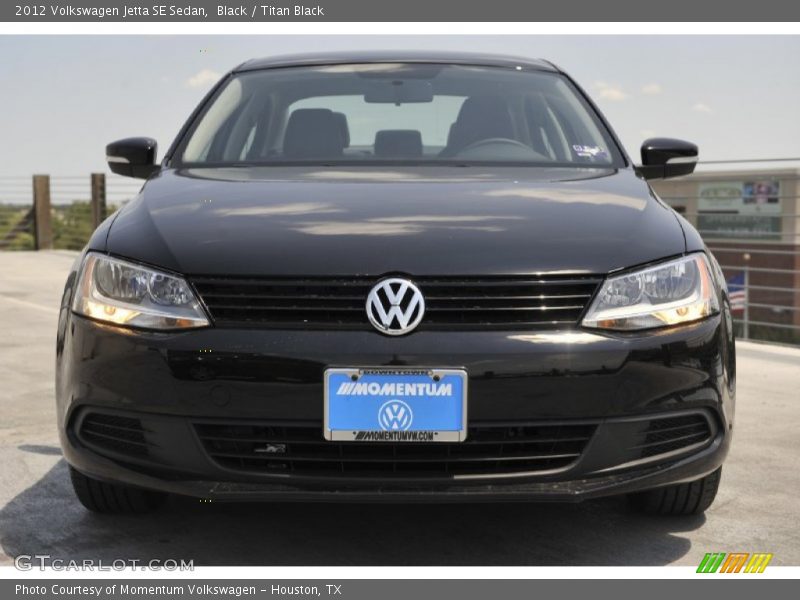 Black / Titan Black 2012 Volkswagen Jetta SE Sedan