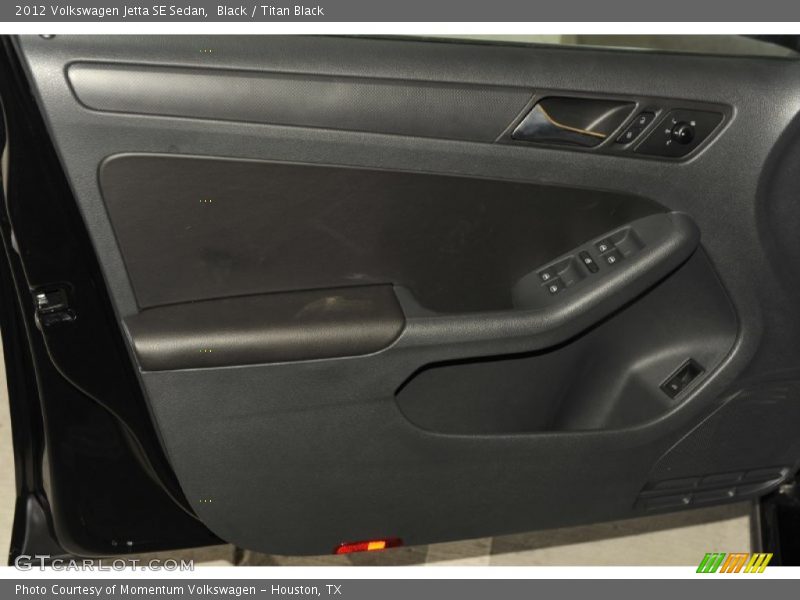 Black / Titan Black 2012 Volkswagen Jetta SE Sedan