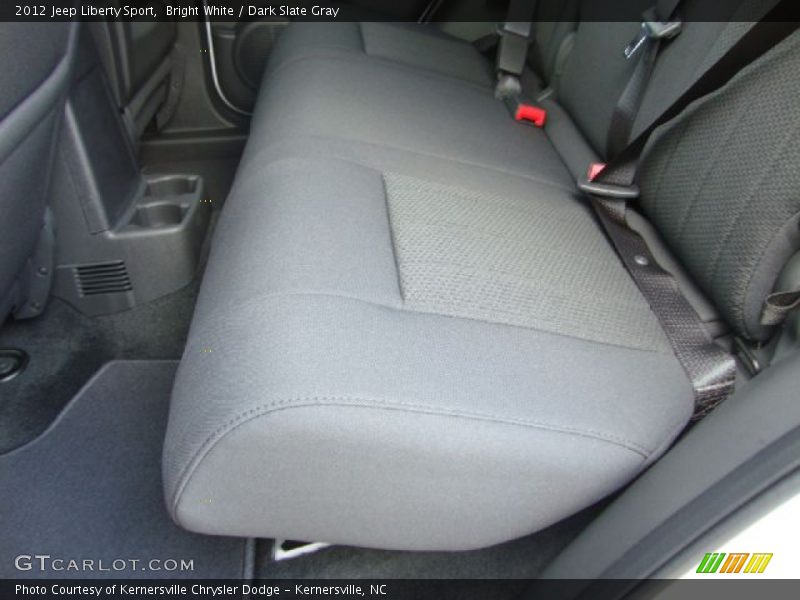 Bright White / Dark Slate Gray 2012 Jeep Liberty Sport