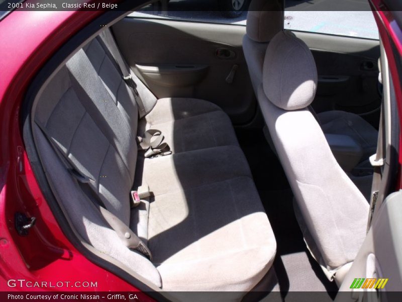 Classic Red / Beige 2001 Kia Sephia